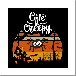 Cute & Creepy - Halloween Couple Posters and Art